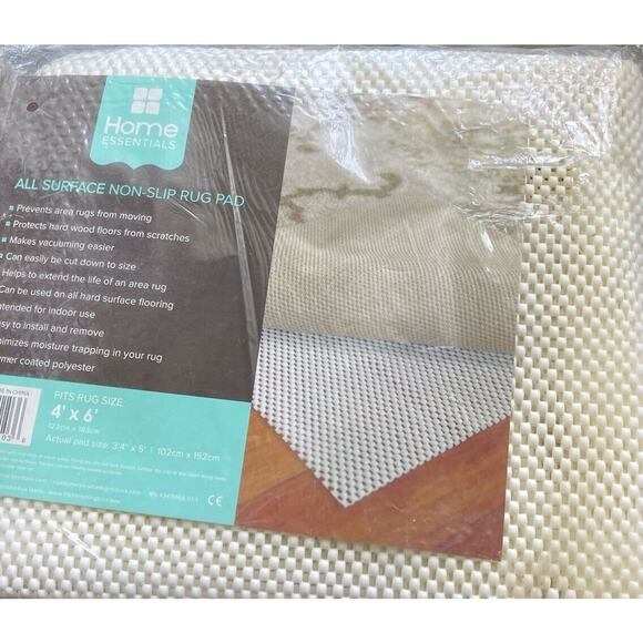 Non Slip Rug Pad All Surface 4'x6' Home Essentials Home Decor New - Picture 6 of 10